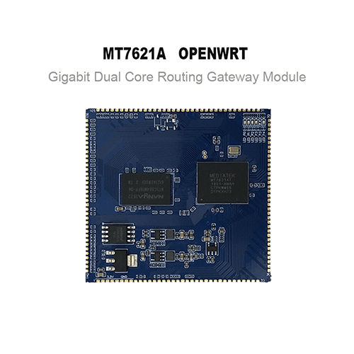 Metal Mt7621A Hlk-7621 Support Openwrt Chipset Gbe Gigabit Ethernet Router Module