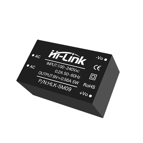 HLK-5M09 AC to DC 9v5w Step Down Mini Intelligent Household Switch Power Supply Module Converter
