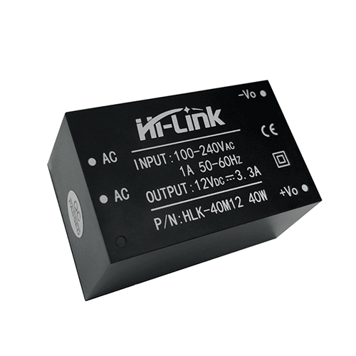 HLK-40M12 AC-DC 12v 40w GaN Step Down mini Power Supply Module Converter Intelligent Household Switch Power Module