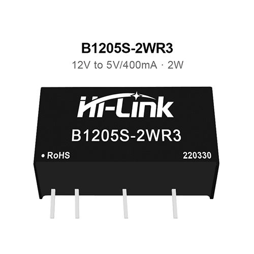 Black B1205s-2wr3 12v To 5v 2w 400ma Dc To Dc Isolation Voltage 1500vdc Power Module Converter