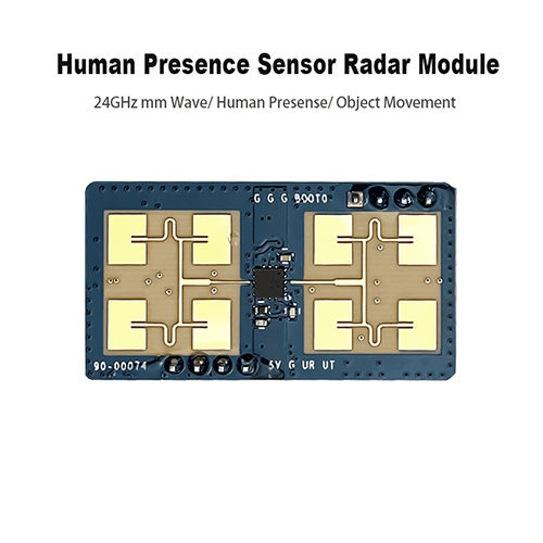 Metal 24G Millimeter Wave Human Presence Detection Radar Sensor Module Ld1125H Breathing Induction Ranging Detector