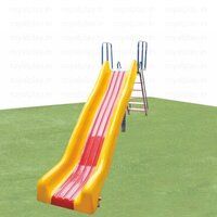 FRP Double Slides FRP Play Equipment FRP Slide For Children