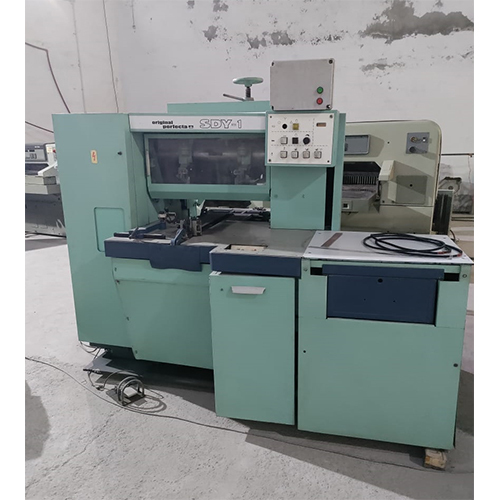 Three Knife Trimming Machine - Stainless Steel & Mild Steel, 220-380 Volt | Green, Semi-Automatic, Human Machine Interface, 1 Year Warranty