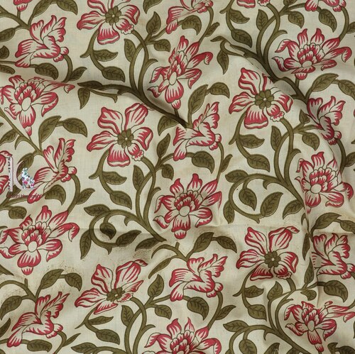 FLORAL JAAL PRINT COTTON FABRIC
