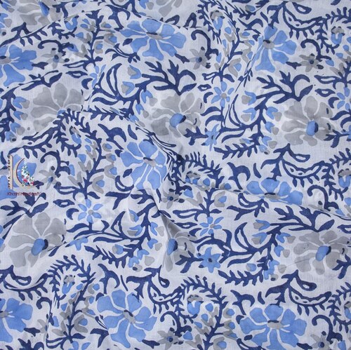 SANGANERI HAND BLOCK PRINT COTTON FABRIC