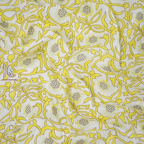YELLOW COLOR COTTON FABRIC