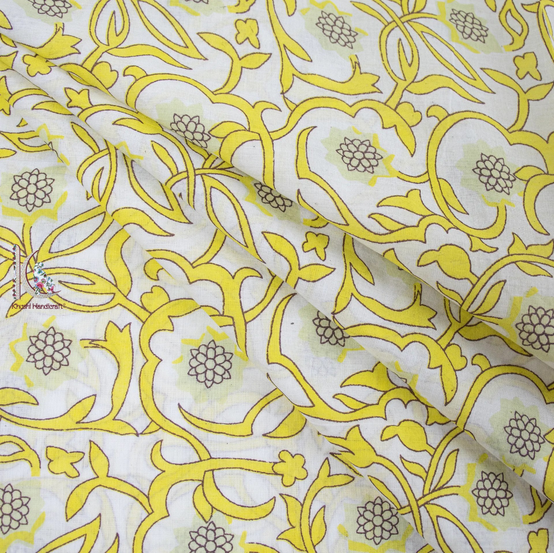 YELLOW COLOR COTTON FABRIC