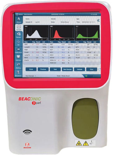 BEACONIC 3 PART PLUS - 3 Part Differential Fully Automatic Hematology Analyzer