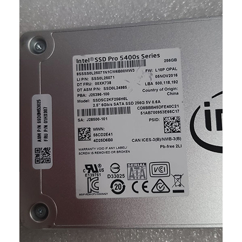 SSD Pro 5400s Series 256 GB Hard Disk