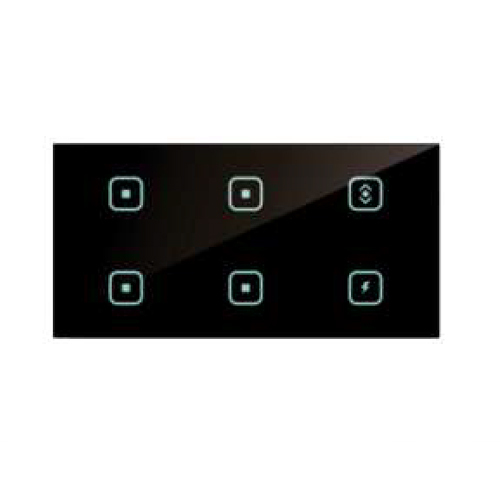1-2 Way and 1-16 AMP Touch 6 Switch Moduler Size 6
