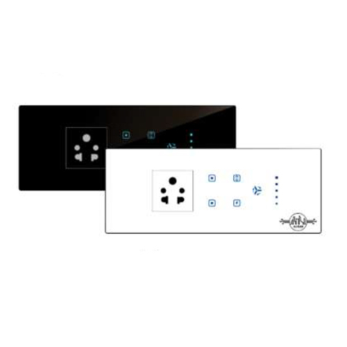 Touch 4 Switch 1 Fan Modular Size 4