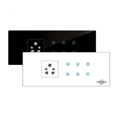 Touch 6 Switch 1 Socket Modular Size 6