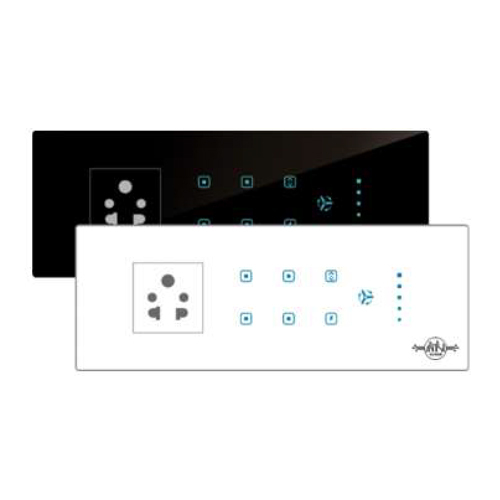 Touch 6 Switch 1 Fan 1 Socket Modular Size 8