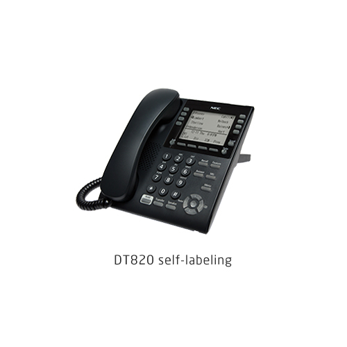 Plastic Dt820 Line Up Self Labeling Ip Desktop Phone