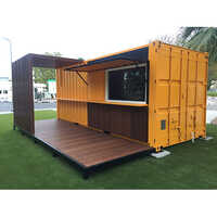 Brown Portable Shop Cabin