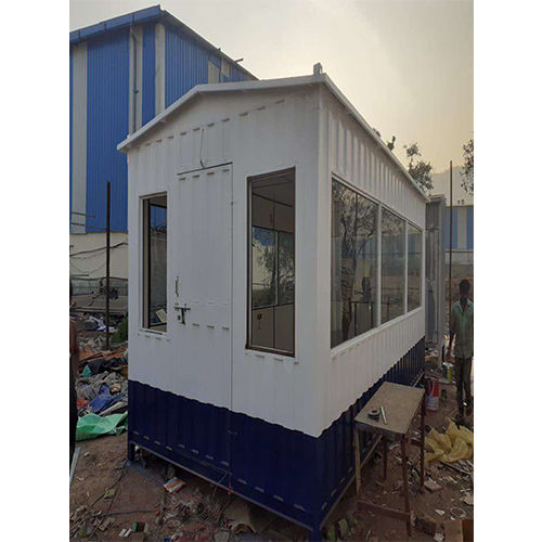 White Prefabricated Portable Office Cabin