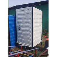 White Portable Bio Toilet Cabin