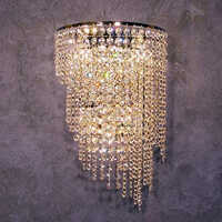 Modern Crystal Wall Light - Color: Golden