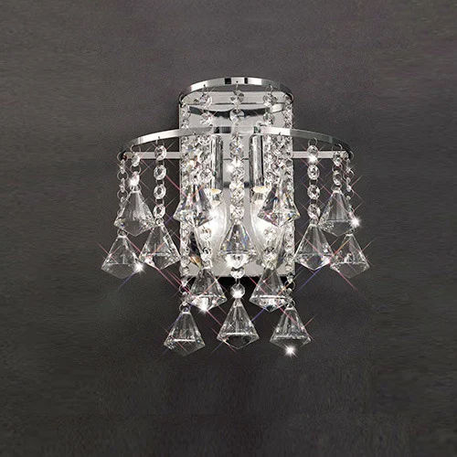 White Crystal Wall Light