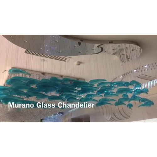 Blown Glass Chandelier