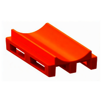 Sip-r24-1207rp Printing Plastic Paper Roll Pallet Heavy Duty Industrial Roll Handling Pallet - Color: Grey