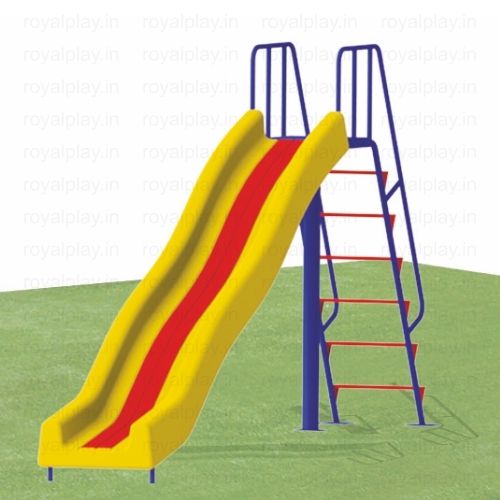 Deluxe Wave Slide Dual Color FRP Playground Equipments