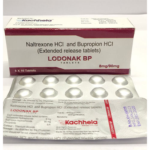 Lodonak Bp Tablet Ingredients: Naltrexone Hci And Bupropion Hcl  (Er) Tab