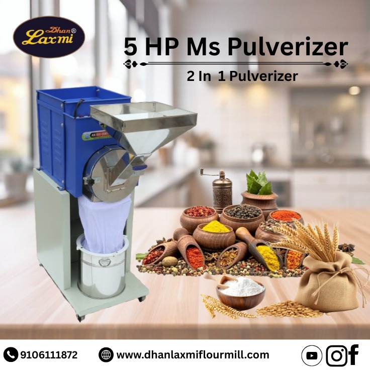 5 HP High Efficiency Double Chamber Pulverizer