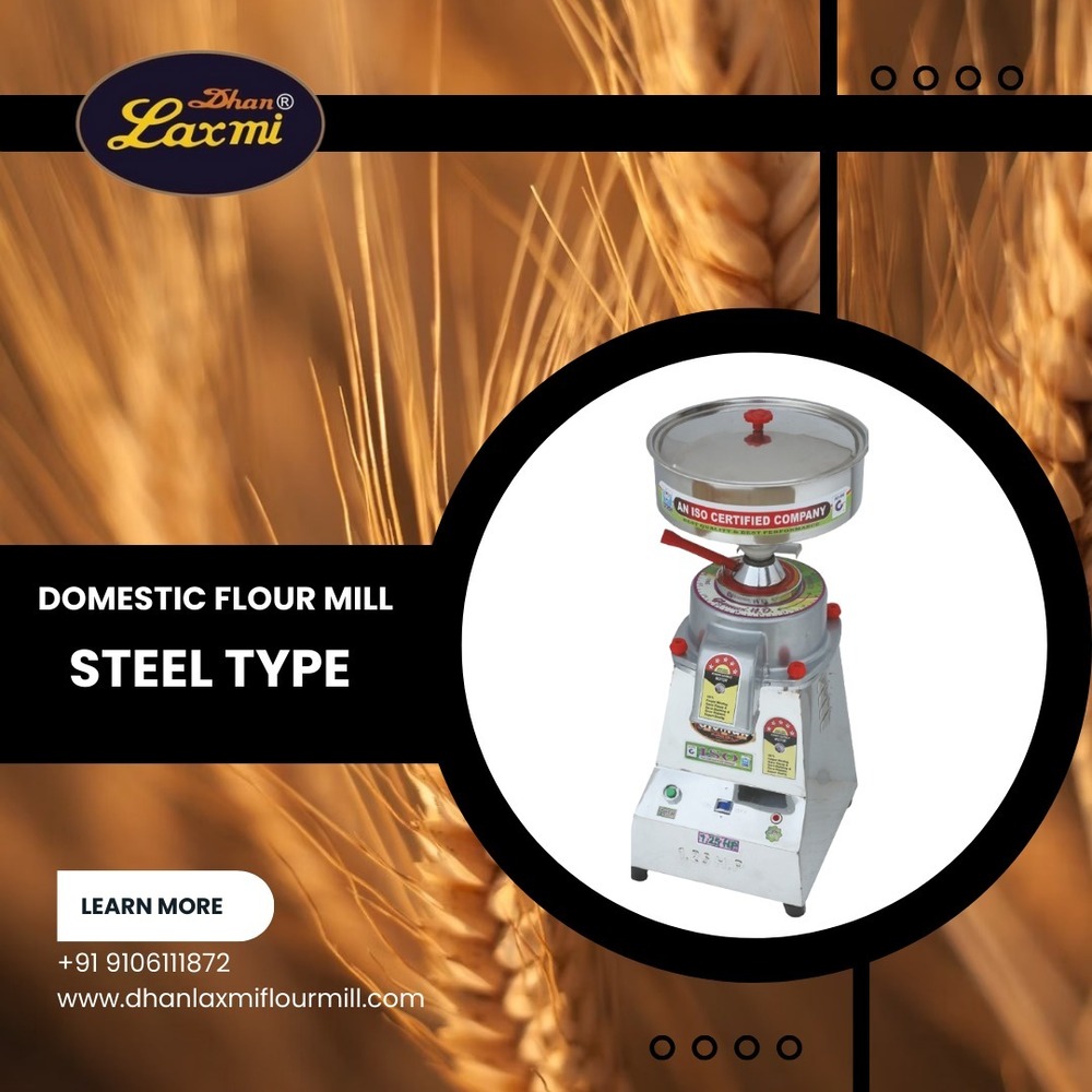 1.37 Hp Table Top Flour Mill Capacity: 10 Kg/Hr