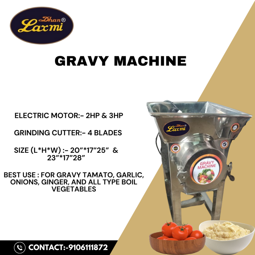 3 Hp Super Deluxe Gravy Machine