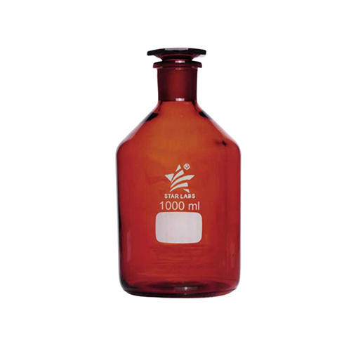 Amber Narrow Neck Bottle