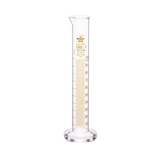 Measuring Cylinder With Round Base