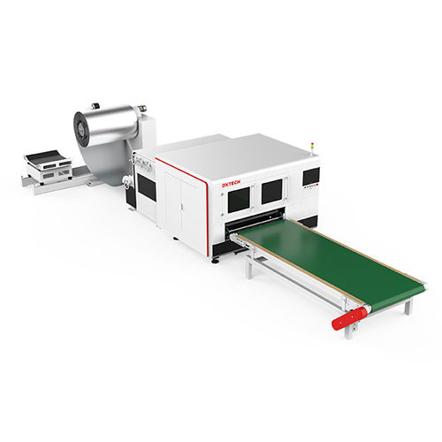 Uncoiling And Leveling Fiber Laser Cutting Machine