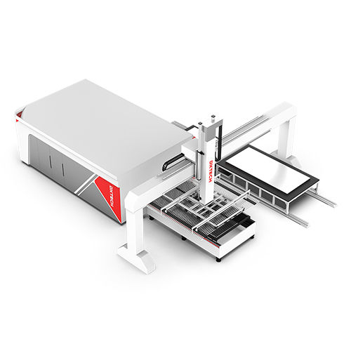 Medium-To-Thick Sheet Metal Laser Cutter Machine With Loading System