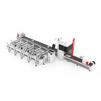 TM-Series Three Chuck Metal Tube Cutting Machine With Automatic Feeding