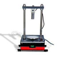 UNCONFINED COMPRESSION TESTER FOR ROCK SAMPLES WITH PROVING RING and DIAL GAUGE