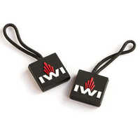 मल्टीकलर ज़िपर पुल लेबल्स