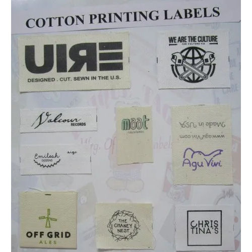Cotton Printed Label