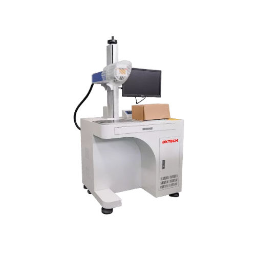 White Desktop Laser Marker And Engraver Machine