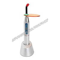 Cordless Led Curing Light - Metal/plastic, 310g Handpiece With 5w Output | Ergonomic Design, Rapid Curing, Energy-saving Sleep Mode, 7-preset Timings