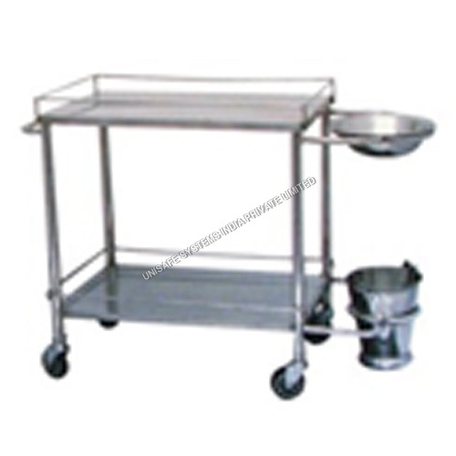 Dressing Trolley With Bowl And Bucket