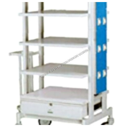 Durable Monitor-Laproscopy Trolley