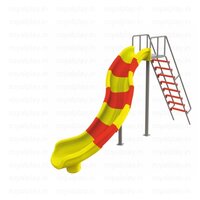 Royal Double Slide Playground Slide Wave Slide Outdoor Playground Equipment