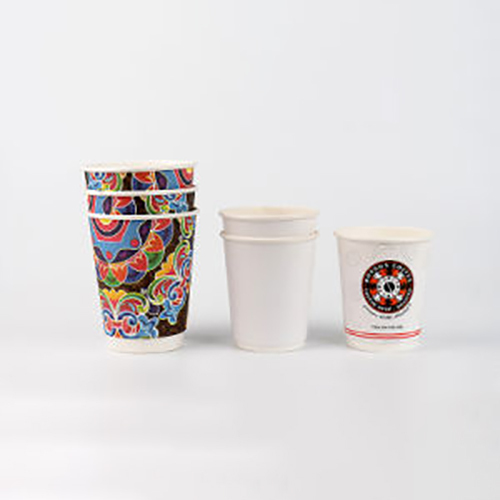 Multicolour Double Paper Cup