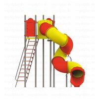 Royal Tunnel Spiral Slide Playground Slide