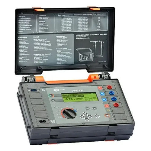 Gray Mmr 620 Sonel Low Resistance Measurement Meter