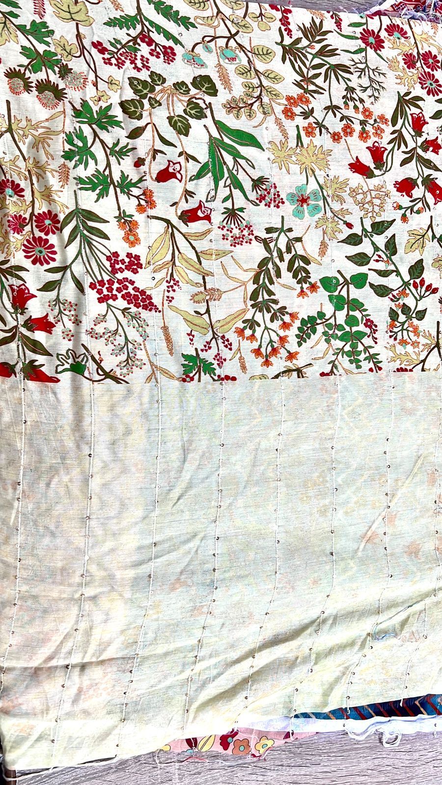 Chanderi Sequence Fabric