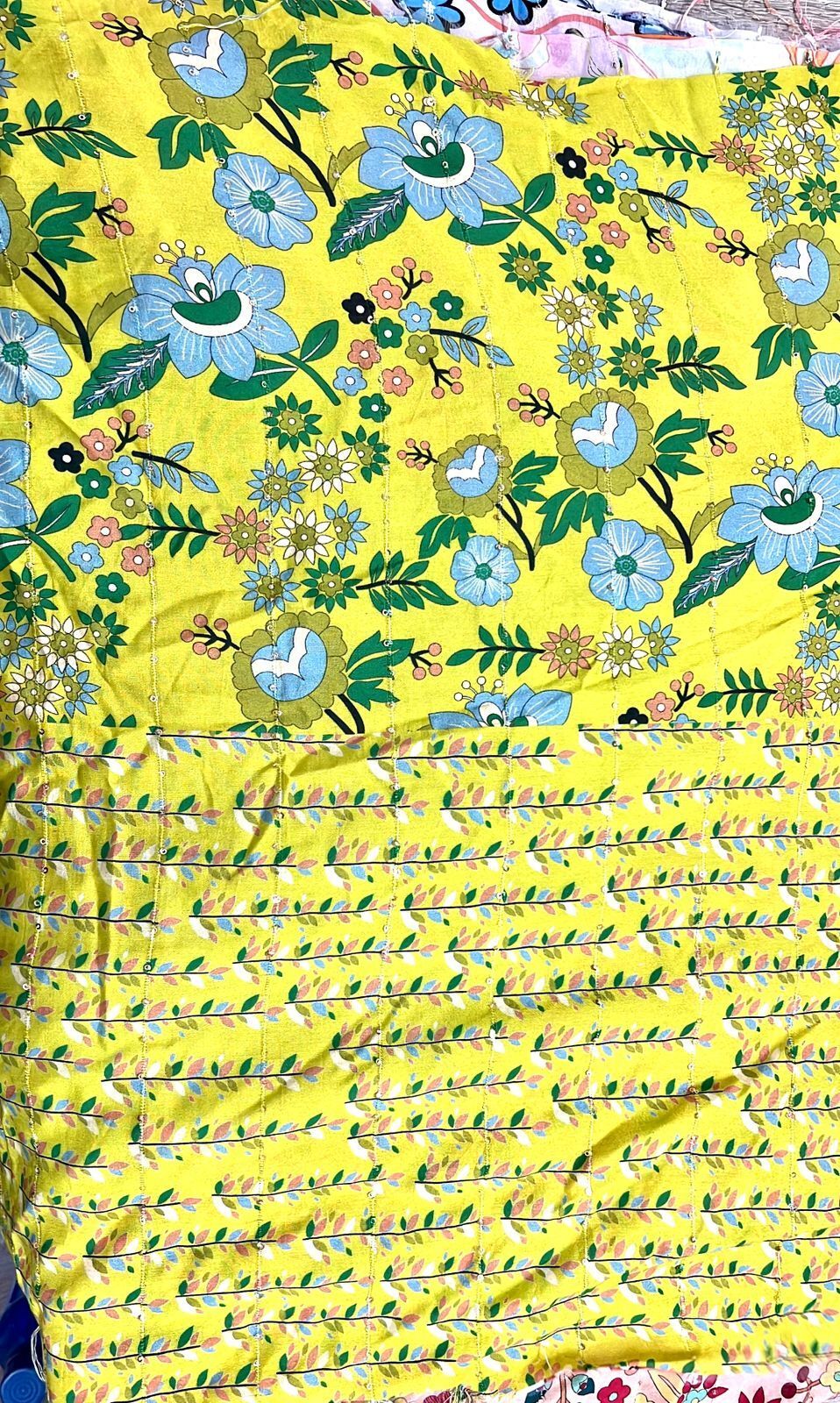 Chanderi Sequence Fabric