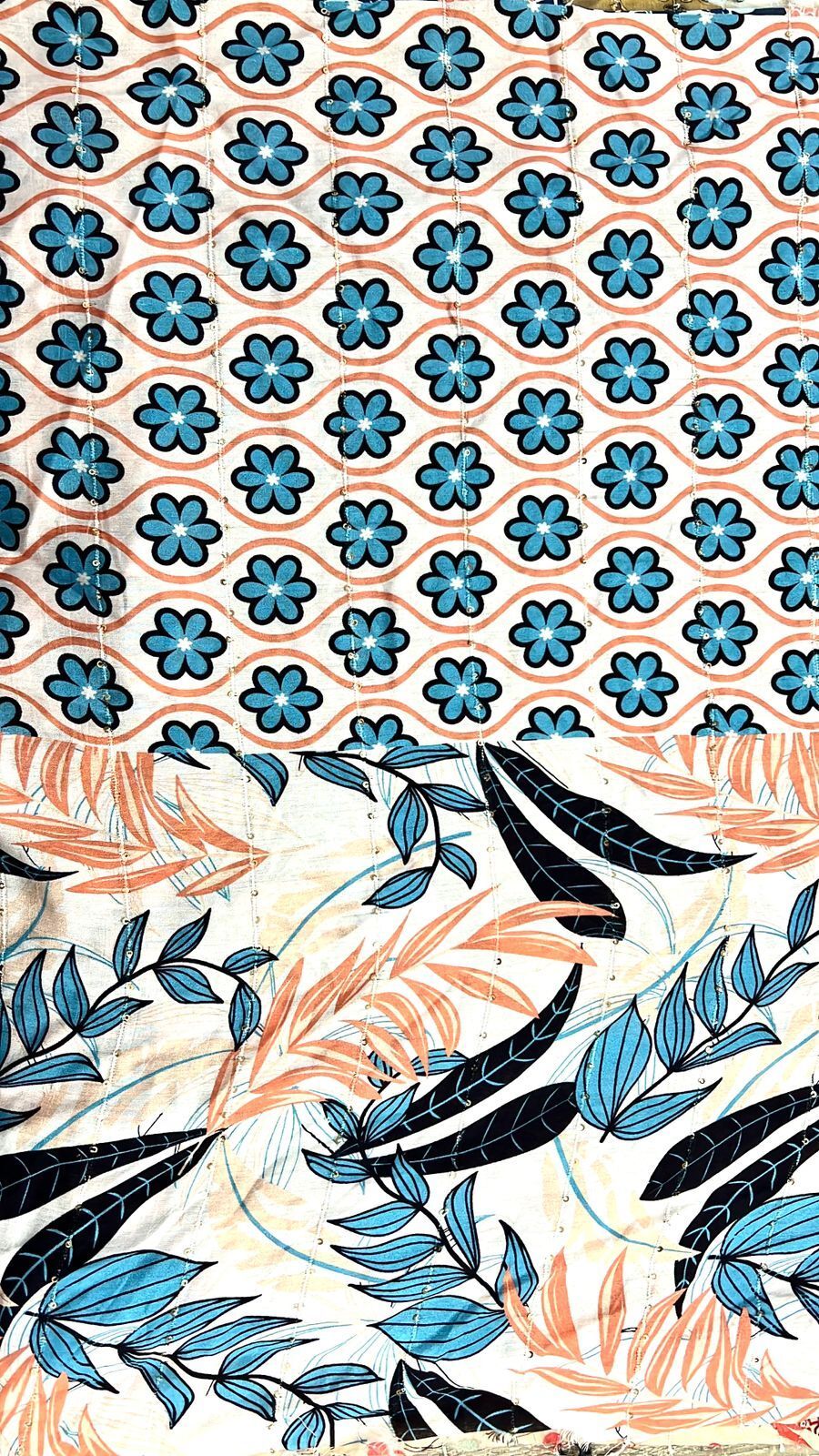 Chanderi Sequence Fabric