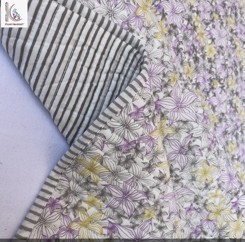 FLORAL PRINT BABY QUILT